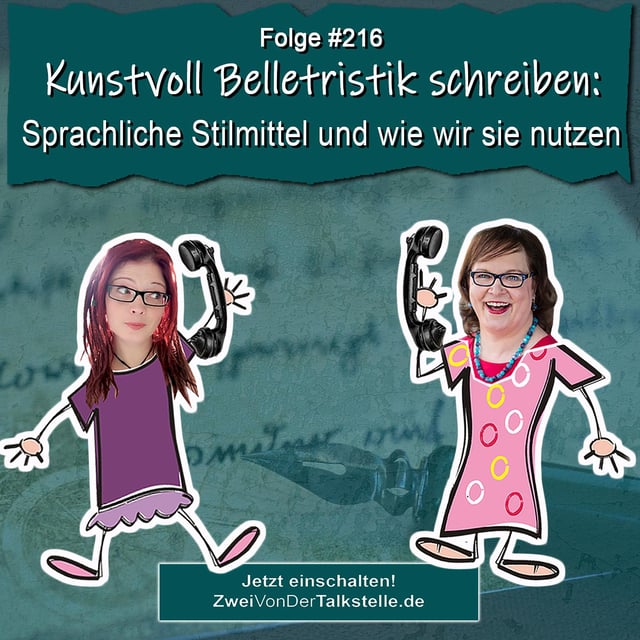 DZVDT #216 - Kunstvoll Belletristik schreiben: Sprachliche Stilmittel und wie wir sie nutzen image