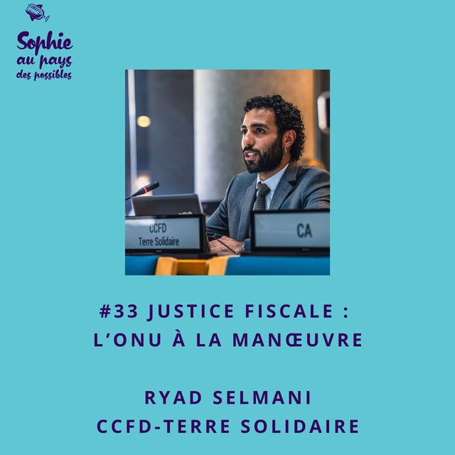 #33 Justice fiscale : l’ONU à la manœuvre avec Ryad Selmani (CCFD-Terre Solidaire) image