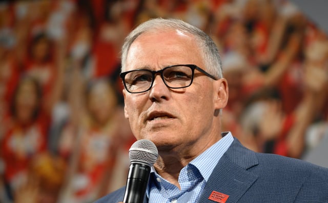 Washington Governor Jay Inslee on his last big climate fight image