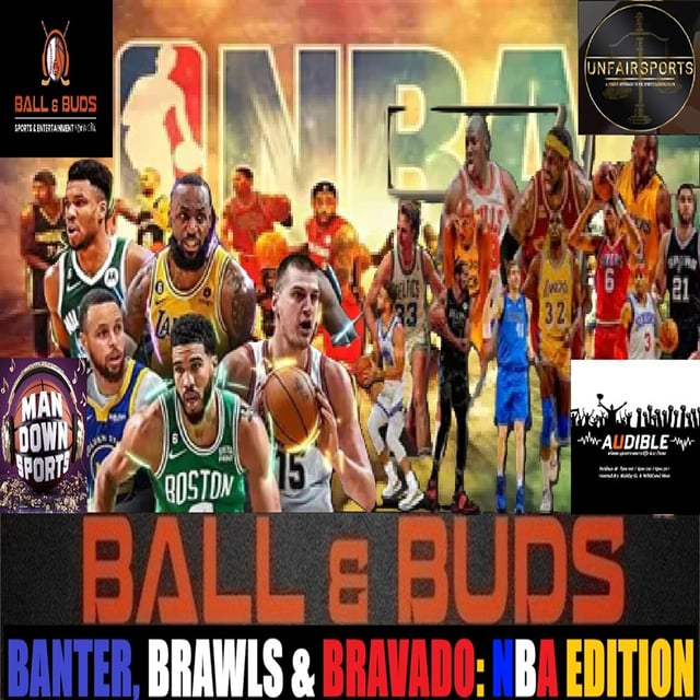 🏀 NBA Season, Playoff, Finals Review, Draft Preview & 2026 Season Team Standings Preview ft. NBA Insiders Bobby G (@TheAudiblePodcast), Jay (@UnfairSports), Mel (@ManDownSports) image