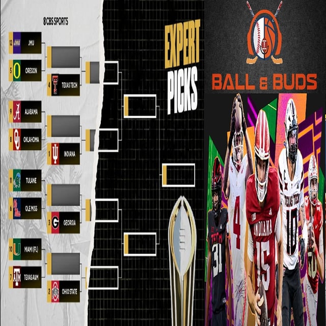 🏈 College Football Playoff Bracket Predictions #cfb #cfp 💯 image