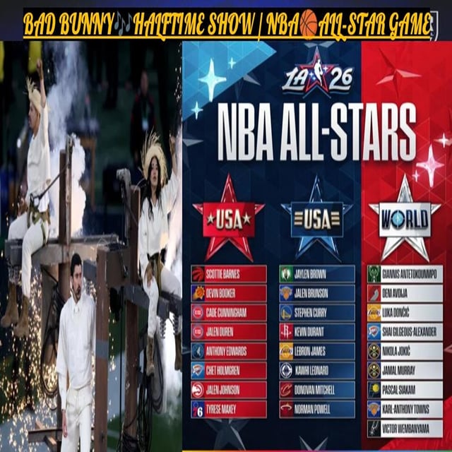 Entertainment (Bad Bunny) & Sports (NBA All-Stars) News ft. Hot Take Jake (The Professor's Semanalmente #51)  image
