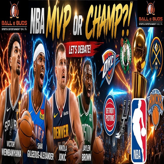 NBA Basketball 🏀 Playoff Preview (Brown/Tatum/Celtics, SGA/Thunder, Jokic/Nuggets, Wembanyama/Spurs) image