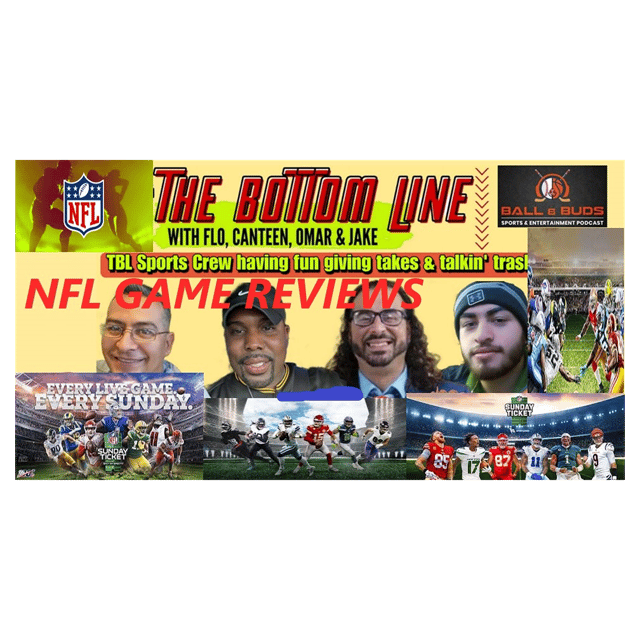 NFL Football Week 15 Game Reviews + Sunday-Monday Night Football Preview + Picks (The Bottom Line Sports #93) image