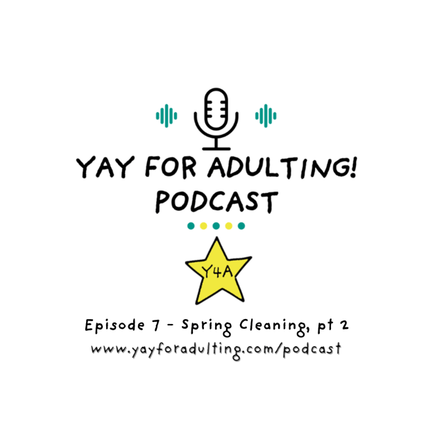Yay for Adulting! Podcast - Episode 7 - Spring Cleaning, pt 2 image