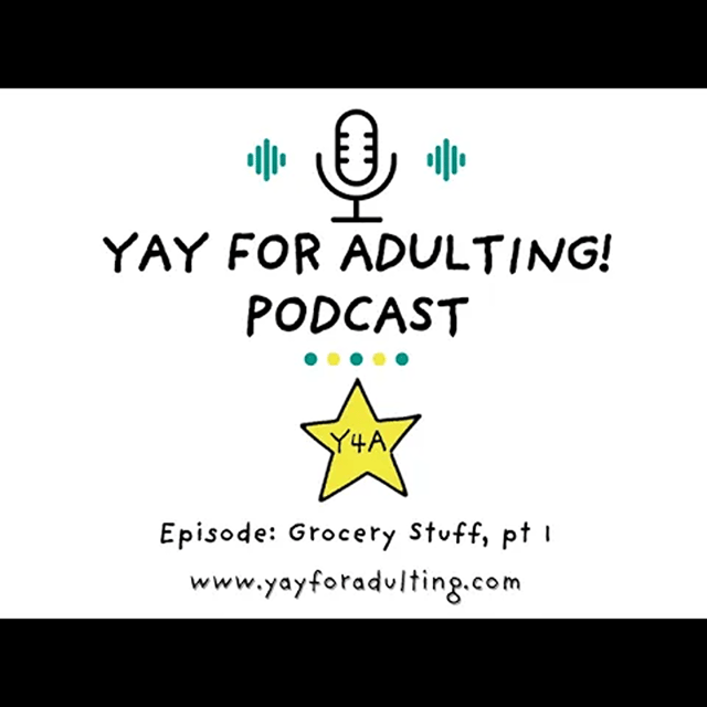 Yay for Adulting! Podcast - Grocery Stuff, pt 1 image