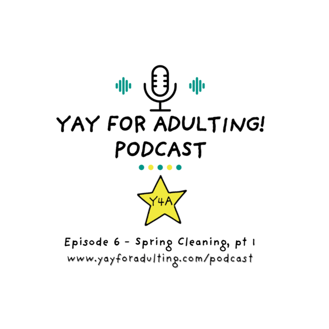 Yay for Adulting Podcast - Episode 6 - Spring Cleaning, pt 1 image