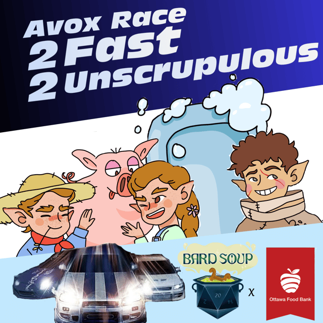 Avox Race: 2 Fast 2 Unscrupulous | Podcasthon 2026 One Shot image