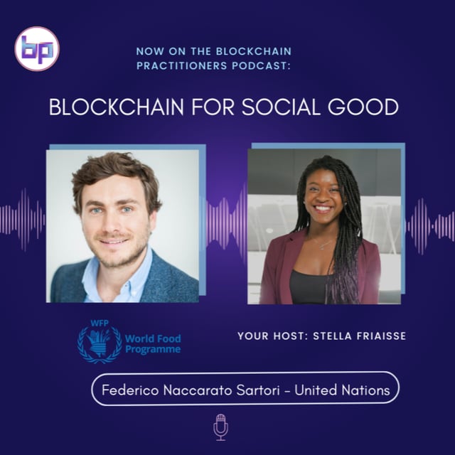Episode #16 Blockchain for social good with Federico Naccarato from the United Nations image
