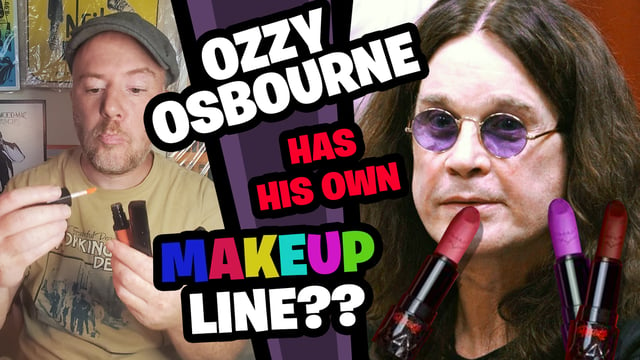 Ozzy Osbourne Makeup is Here!  The World is a Prettier Place!!! image