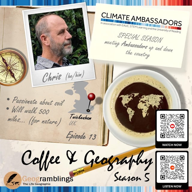 Coffee & Geography 5x13 Chris Churchman (London-based Climate Ambassador from cquester) image
