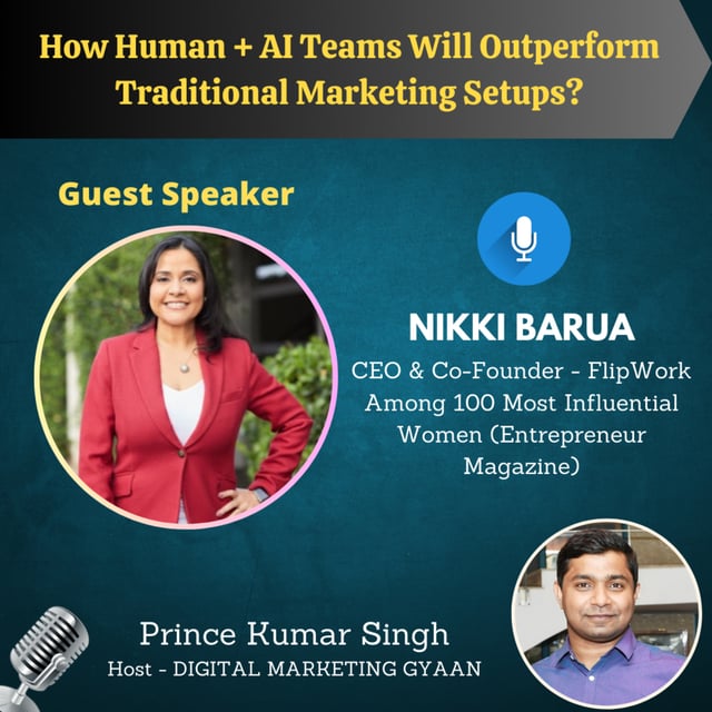 How Human Plus AI Teams Will Outperform Every Traditional Marketing Setup with Nikki Barua image