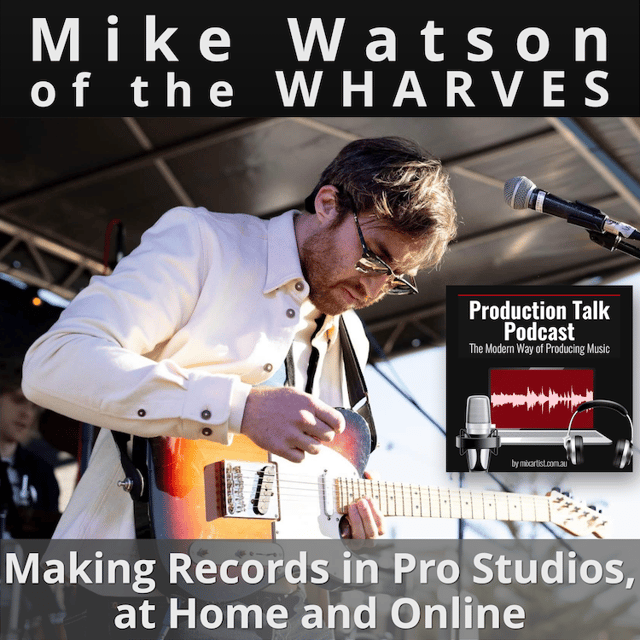 058 MIKE WATSON of the WHARVES Making Records in Pro