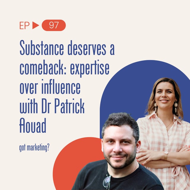 Substance deserves a comeback: expertise over influence with Dr Patrick Aouad  image