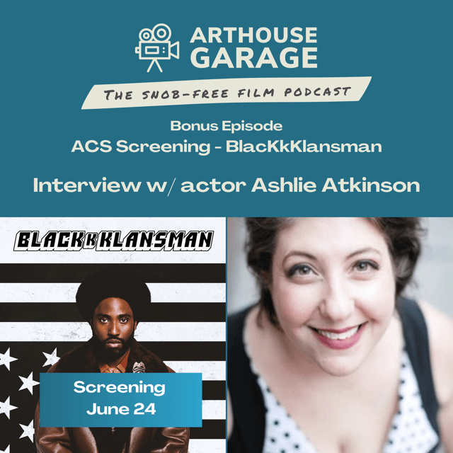 BONUS - Interview: BlacKkKlansman actor Ashlie Atkinson, ACS film screening  image