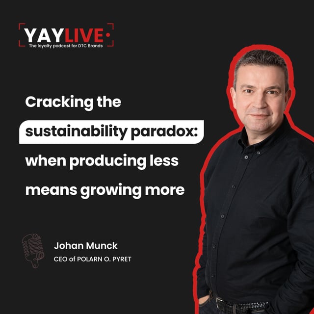 Cracking the sustainability paradox: when producing less means growing more with Johan Munck, CEO of Polarn O. Pyret image
