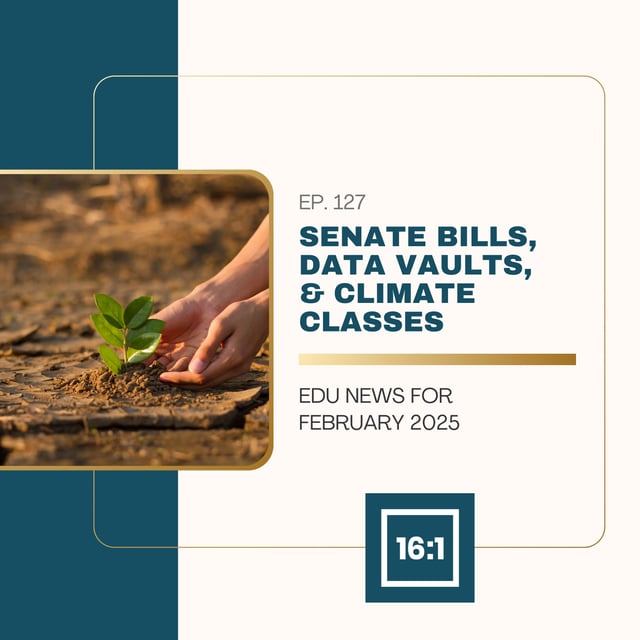 Senate Bills, Data Vaults, & Climate Classes image