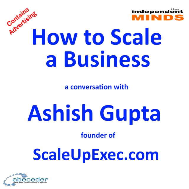 How to Scale a Business – a conversation with Ashish Gupta founder of ScaleUpExec.com image
