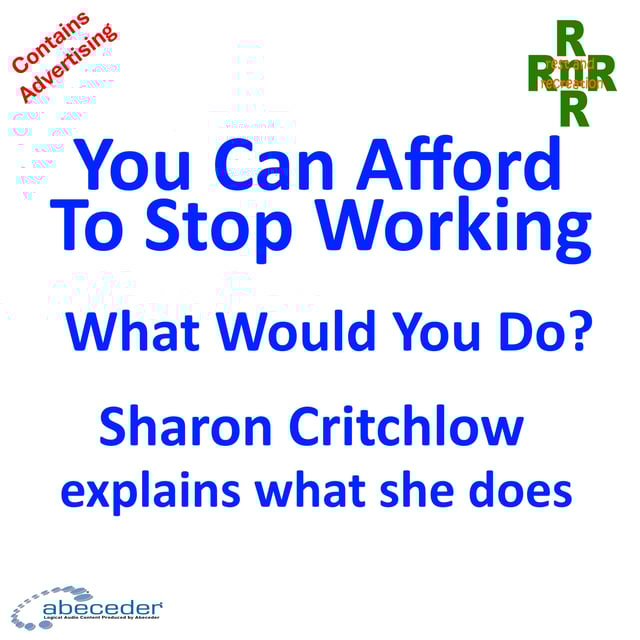When You Can Afford To Stop Working – a conversation with entrepreneur Sharon Critchlow  image