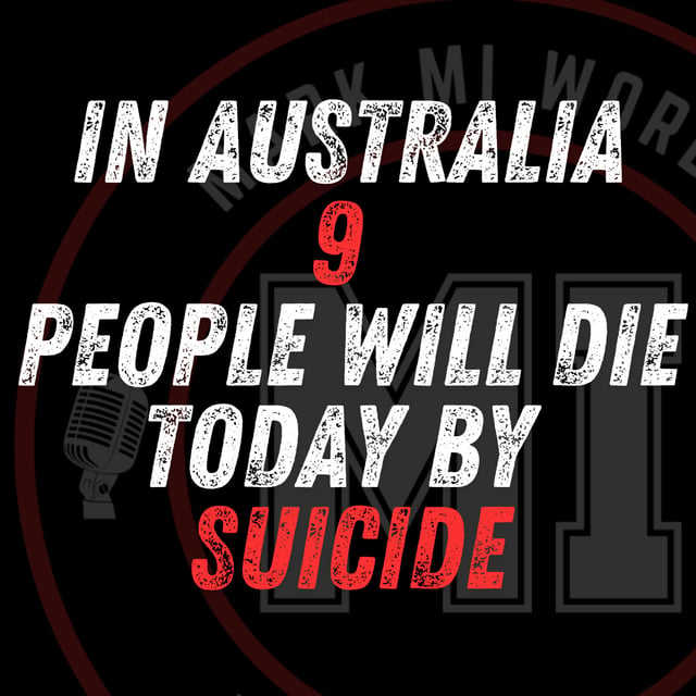 In Australia 9 people will die today by suicide | Mark MI Words #mentalillness #PTSD image