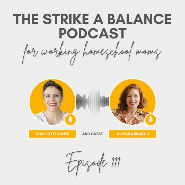 5 Key Steps to Building Wealth | Allegra Moet Brantly, Factora | The Strike a Balance Podcast for Working Homeschool Moms, S3 E111 image