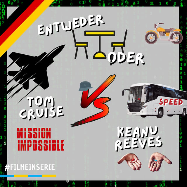 Tom Cruise ODER Keanu Reeves - Entweder oder? (#165) image
