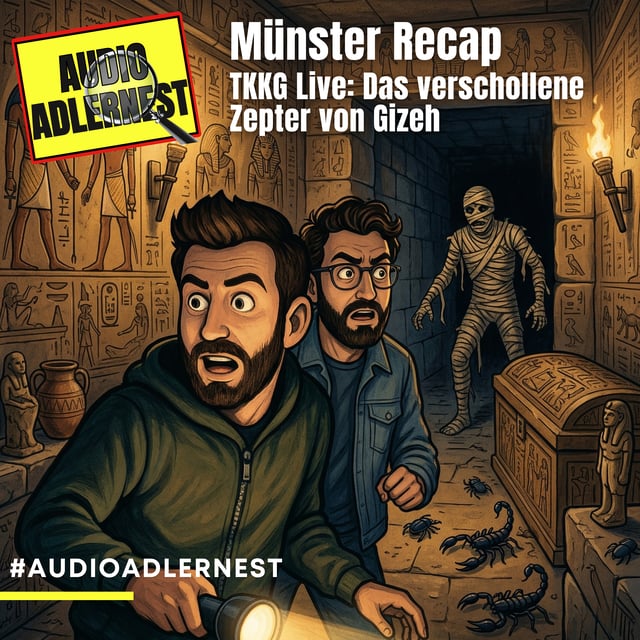TKKG Live - Das verschollene Zepter von Gizeh - Münster Recap - Audio Adlernest (#124) image