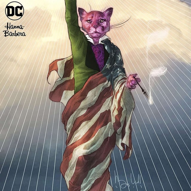 What if Snagglepuss (the Hanna Barbera cartoon lion) was gay (& also an iconic American playwright)? From DC Comics Exit Stage Left: The Snagglepuss Chronicles image