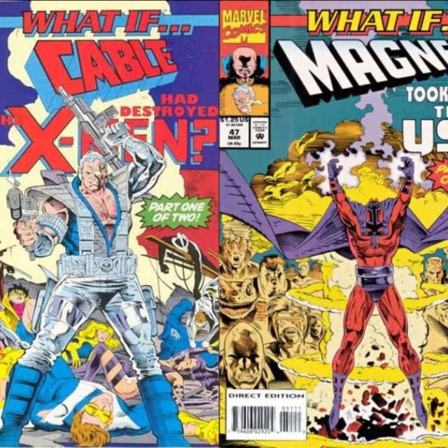 What if Cable had destroyed the X-Men & Magneto took over the USA? (From Marvel Comics What If #46-47) image