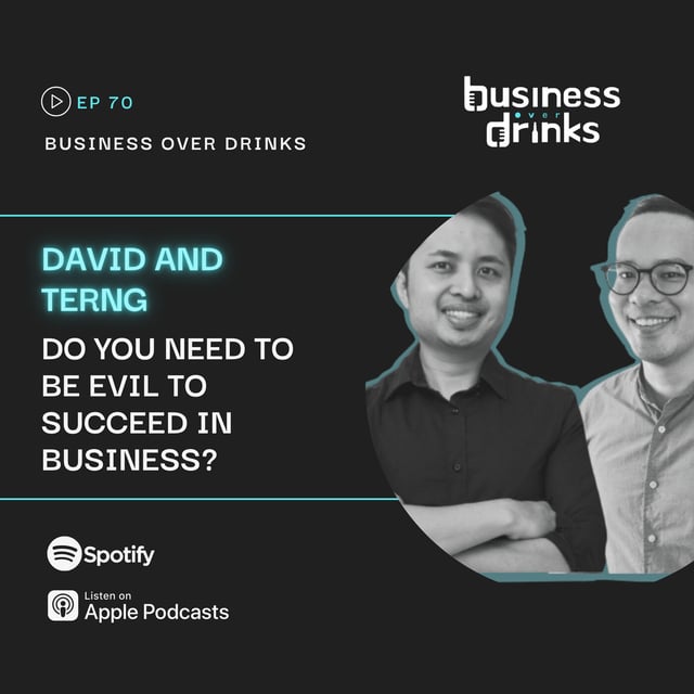 70. Do You Have to Be Evil To Succeed In Business? Entrepreneur podcast image