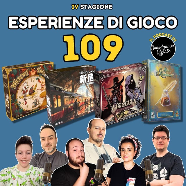 Ep 109 - Shinjuku; Hickory dickory; Pagan Roanoke; Maestri del rinascimento; image