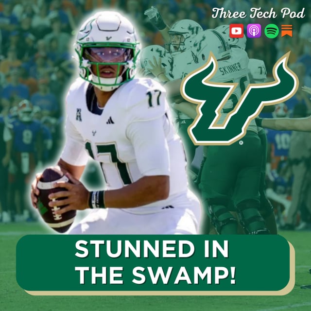 Week Two Reactions: USF Stuns Florida in The Swamp, Oklahoma's Defense Shines, Miss State Upsets the Sun Devils, and more! Episode 320 image