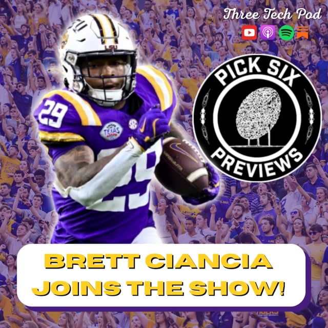 Brett Ciancia of Pick Six Previews Breaks Down His Top Teams! Episode 314 image