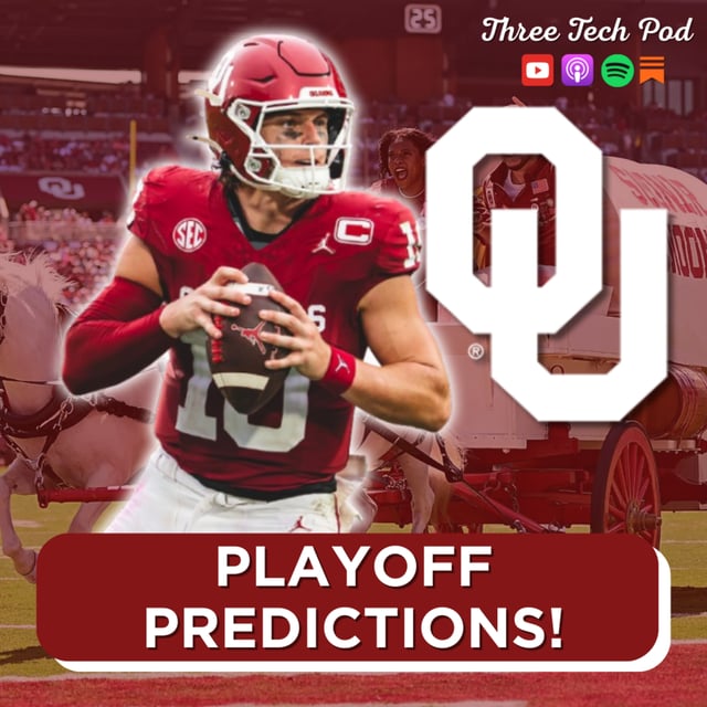 CFP First Round Preview: Storylines, Matchups, and PICKS for OU/Bama, A&M/Miami, JMU/Oregon, and Tulane/Ole Miss - Episode 348 image
