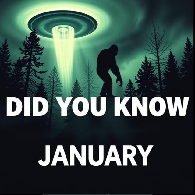 Did you know..? January - Our collection of daily shorts covering the paranormal, UAP's and high strangeness image