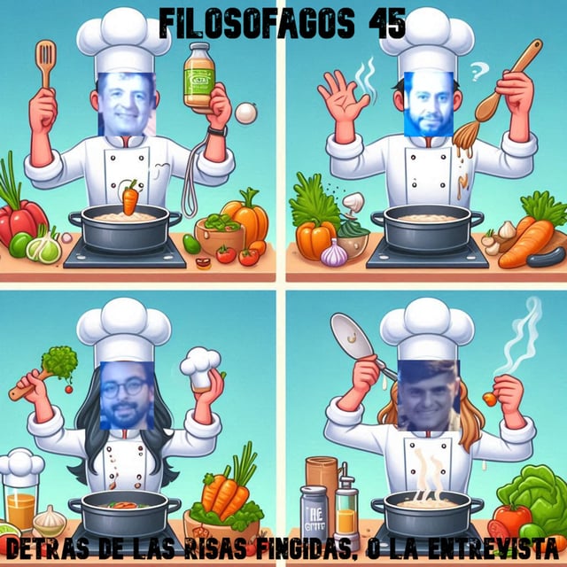 Filosófagos 45 - Detrás de las risas fingidas, o la entrevista image