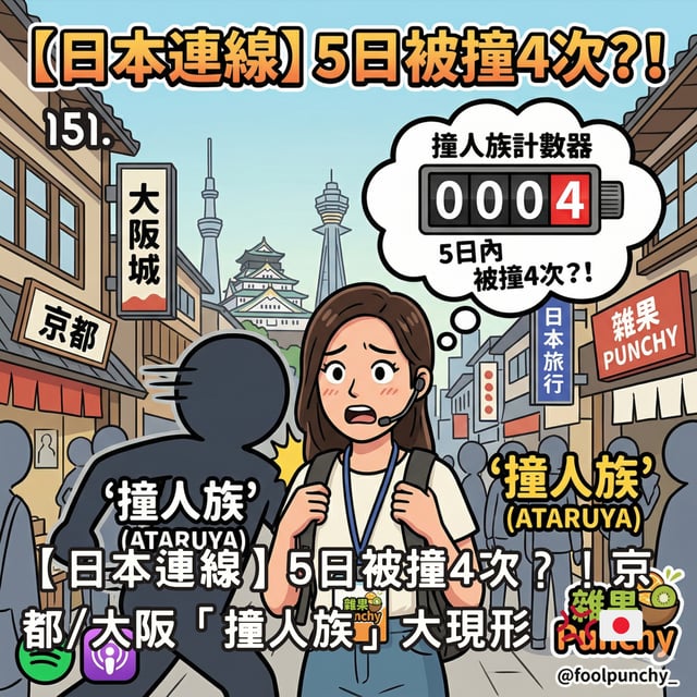 151. 【日本連線】5日被撞4次？！京都/大阪「撞人族」大現形 💢🇯🇵 image