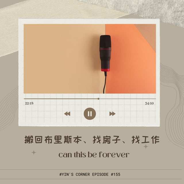 Episode #155 搬回布里斯本、找房子、找工作 can this be forever image