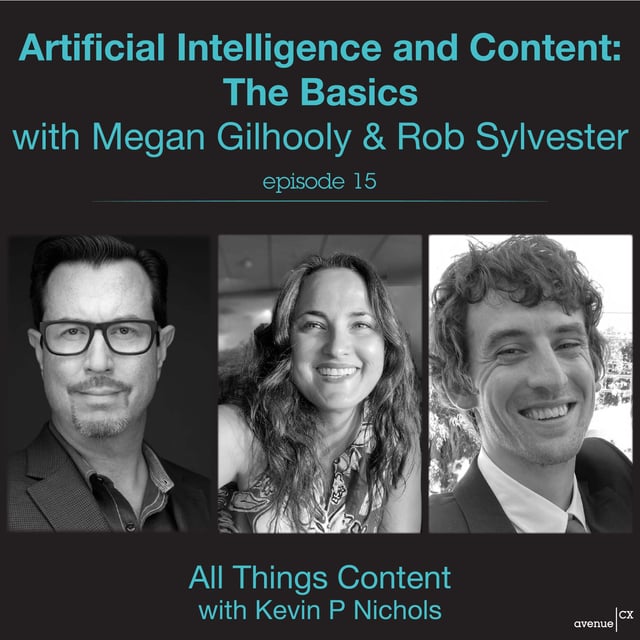 Episode 15 - Artificial Intelligence and Content: The Basics with Megan Gilhooly & Rob Sylvester image