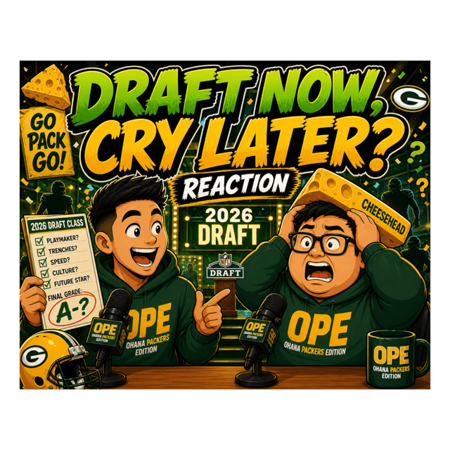 Draft Now, Cry Later? Packers 2026 Draft REACTION image