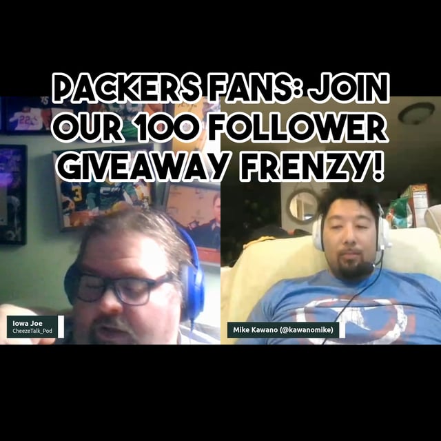 Packers Fans: Join Our 100 Follower Giveaway Frenzy! image