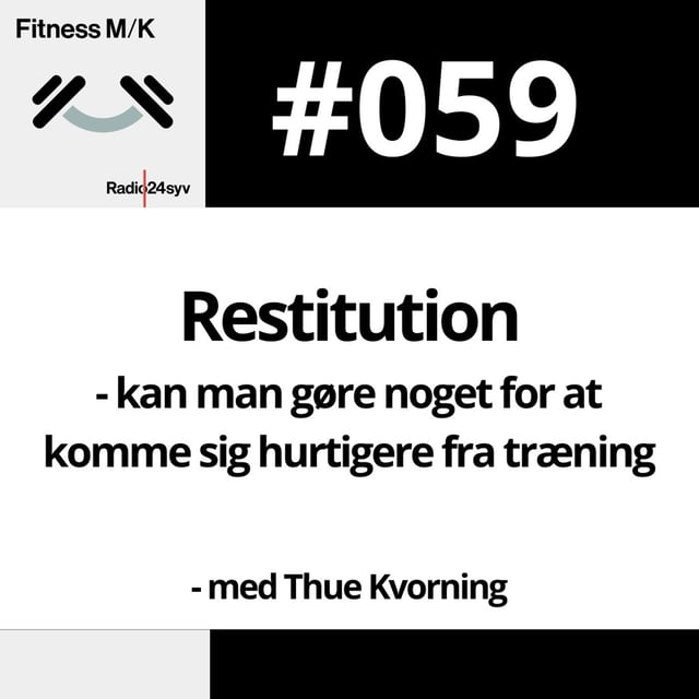 #059 Restitution - kan man gøre noget for at komme sig hurtigere fra træning image