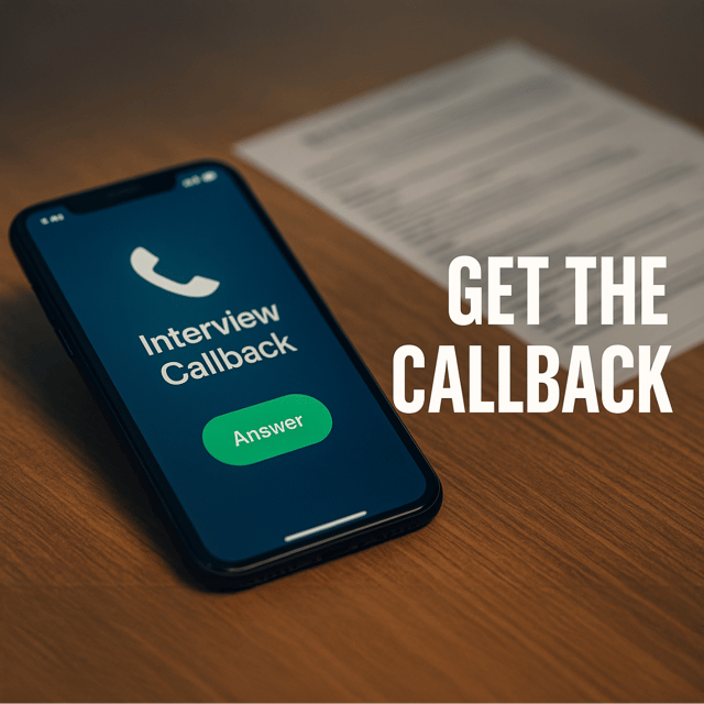 Ep. 8 - 7 Hacks to Finally Get the Callback. image