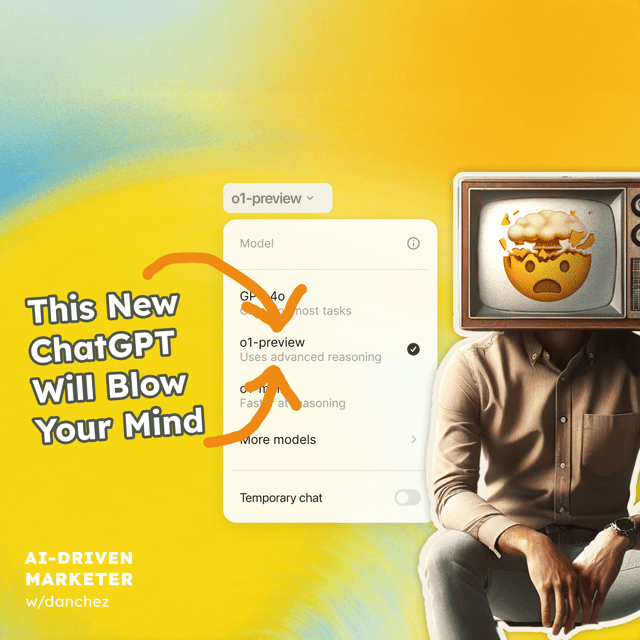 ChatGPT's New 01-Preview Model, What It Means for Marketers, & 6 Use Cases image