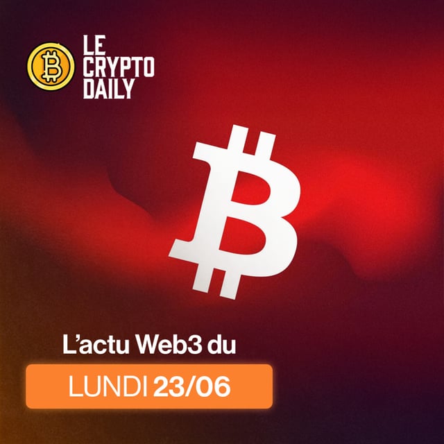 📉- L’offensive américaine secoue le marché crypto ! – 23/06/2025 image