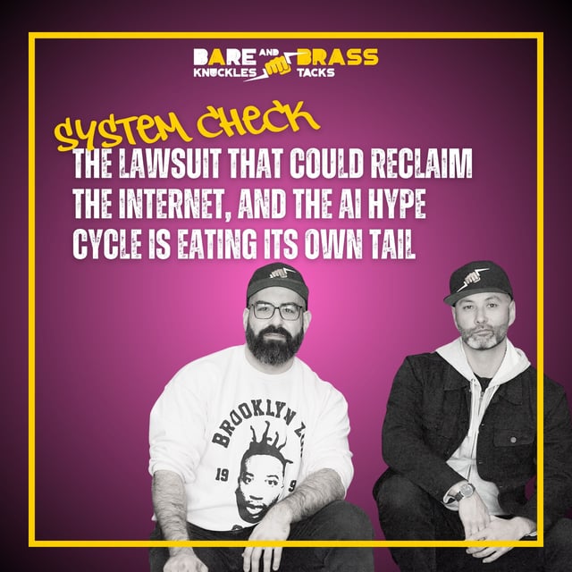  The lawsuit that could reclaim the internet, and the AI hype cycle is eating its own tail image