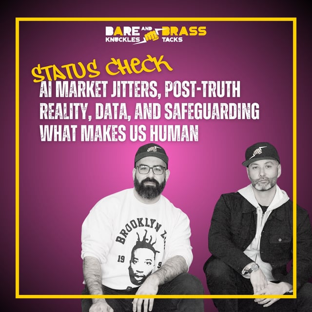 AI market jitters, post-truth reality, data, and safeguarding what makes us human image