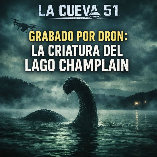 GRABADO POR  UN DRON: LA CRIATURA DEL LAGO CHAMPLAIN image