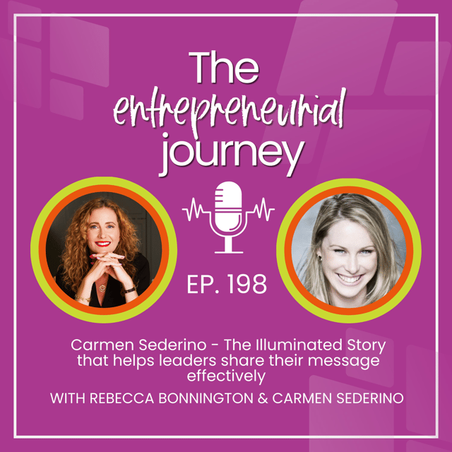 Episode 198: Carmen Sederino and the Illuminated Story that helps leaders share their message image