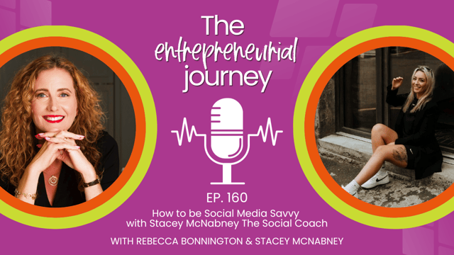 160. How To Be Social Media Savvy with Stacey McNabney The Social Coach image